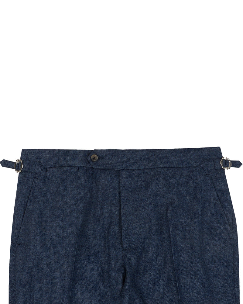 EThomas Prussian Blue Harringbone