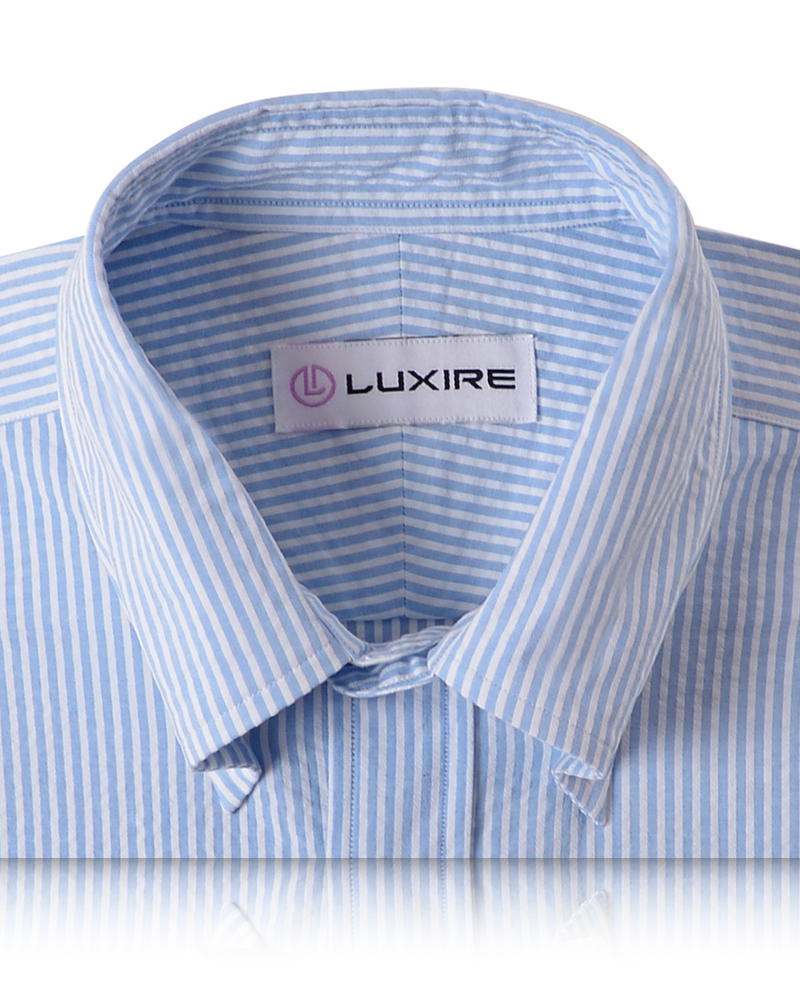 Light Blue Seersucker Stripes