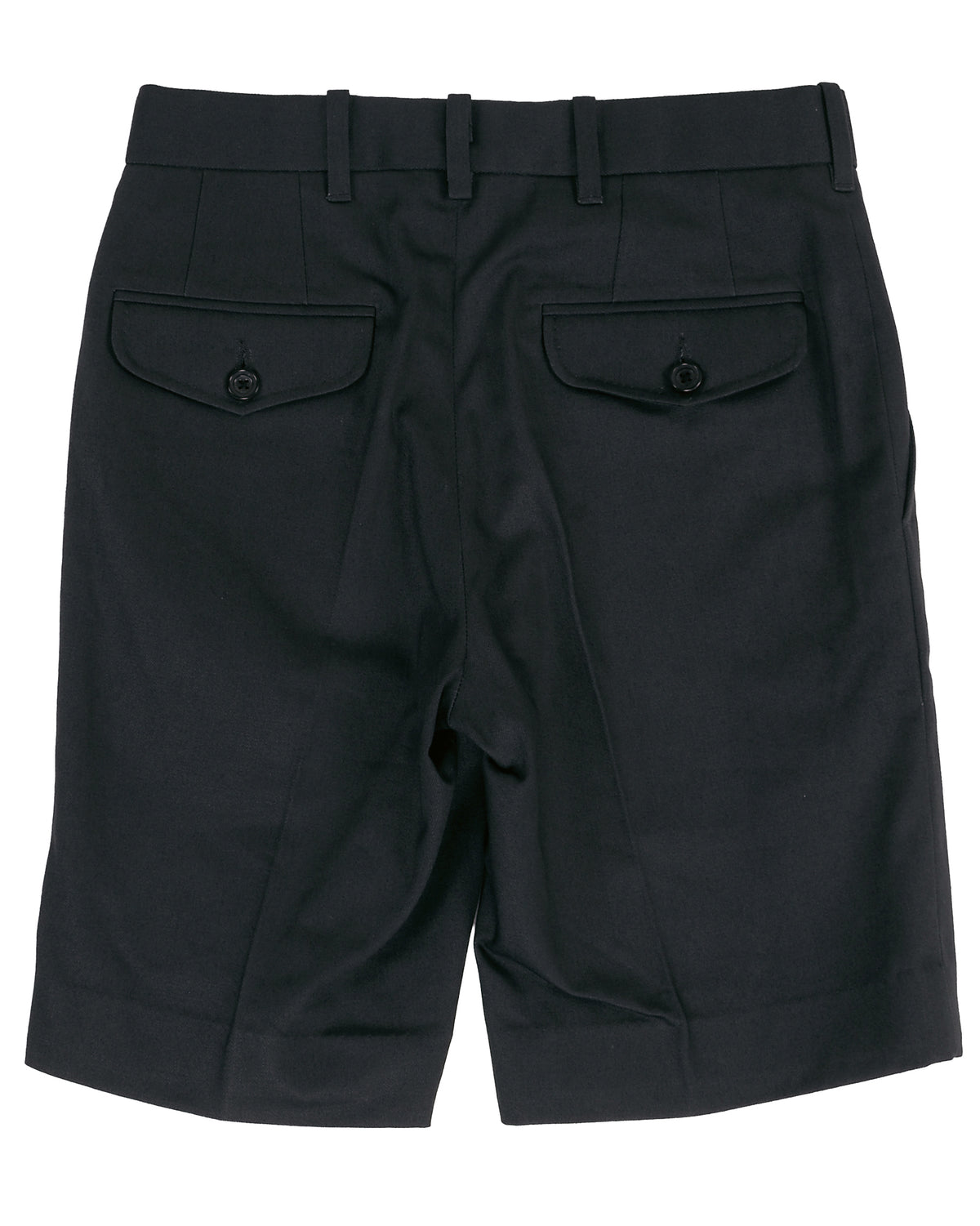 Dark Charcoal Grey Twill Shorts - 6