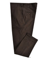 Stretchable Chino: Umber Brown Chino
