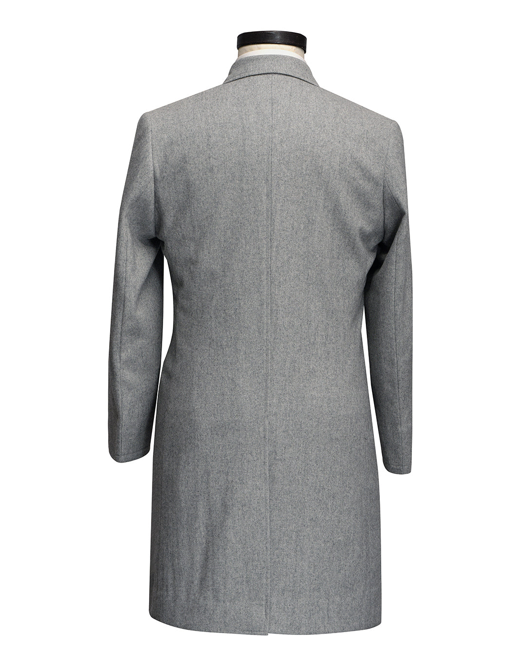 Luxire Light Grey Wool Over Coat - 2