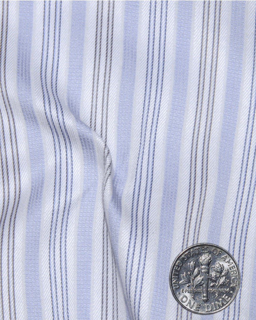 Sea Island Cotton: Blue Stripes