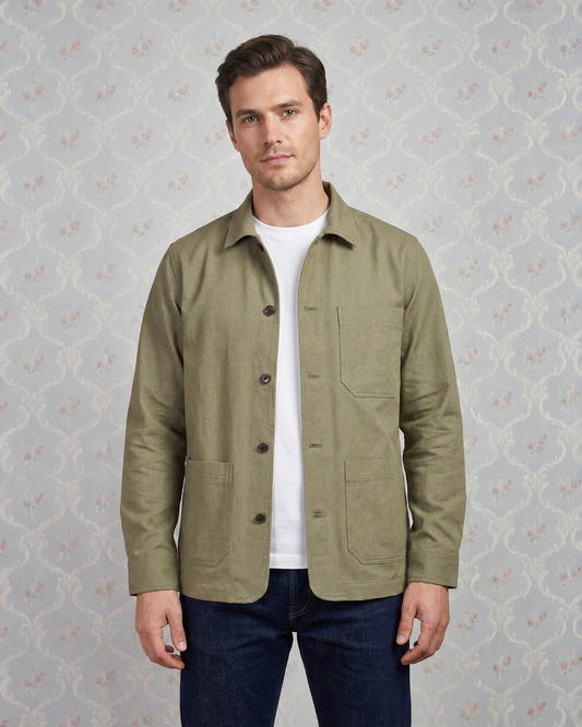 Apple Fresco Cotton Shirt Jacket