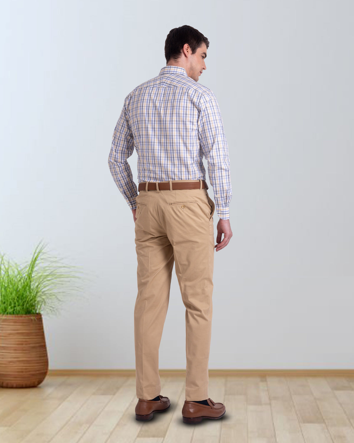 Genoa Beige Dress Pant - 6