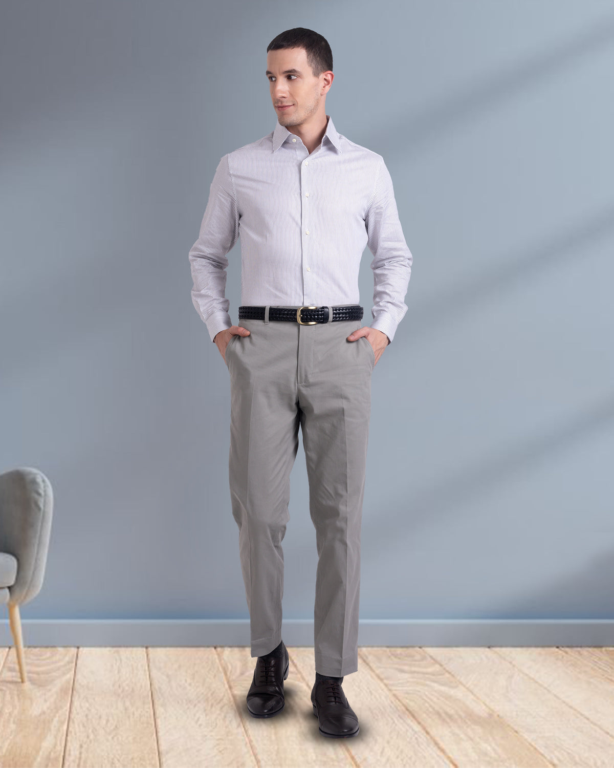 Genoa Dark Grey Dress Pant - 2