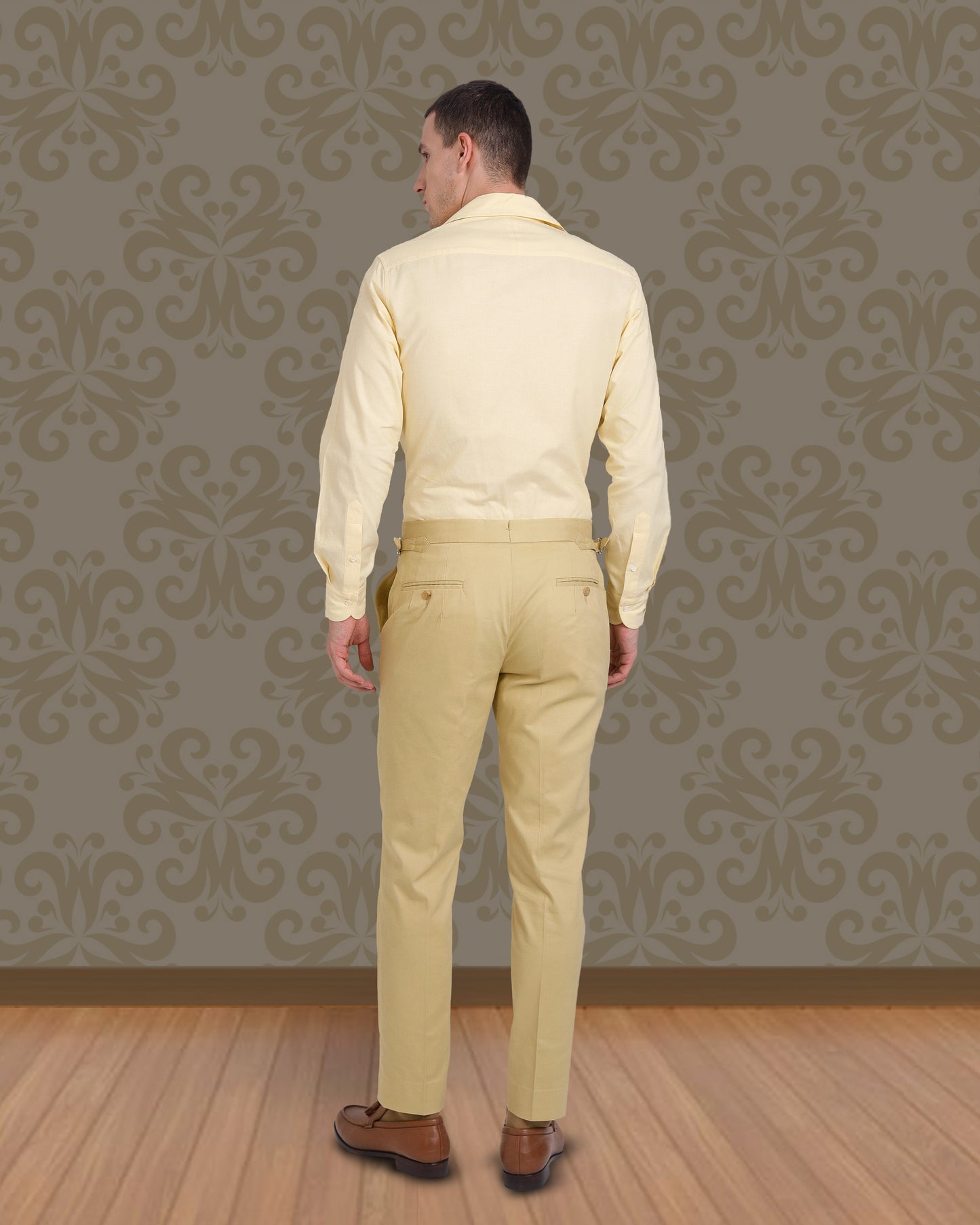 Mellow Mustard Soft Twill Dress Pant