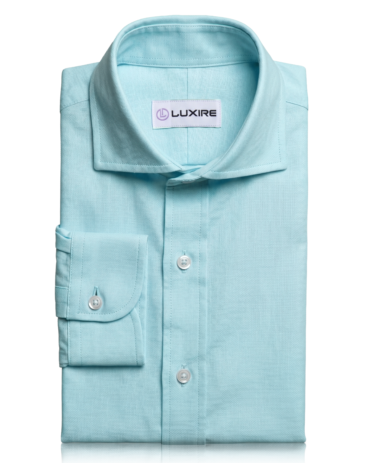 Soft Aqua Blue End On End - 3