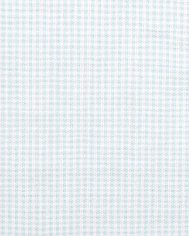 Sky Blue Dress Stripes Oxford