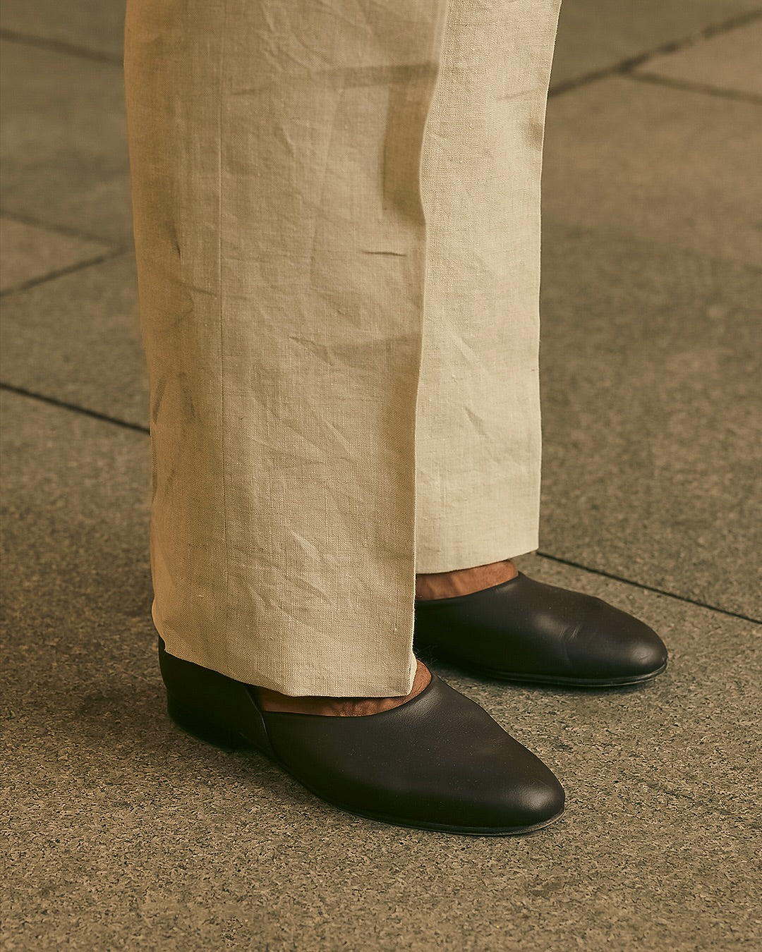 High Waisted Pants in Linen Suiting Muslin - 10
