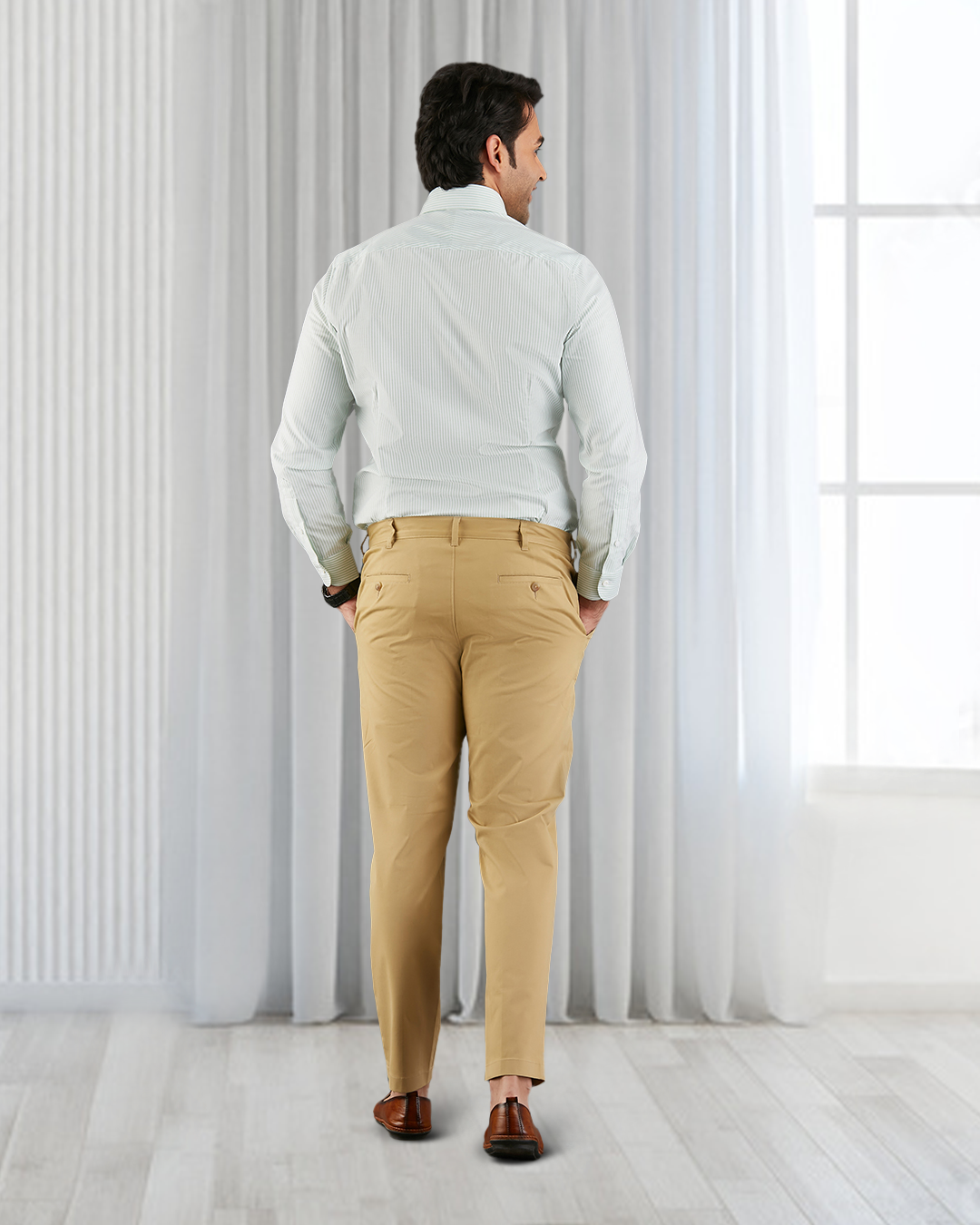 Genoa Chino Pant Khaki - 5