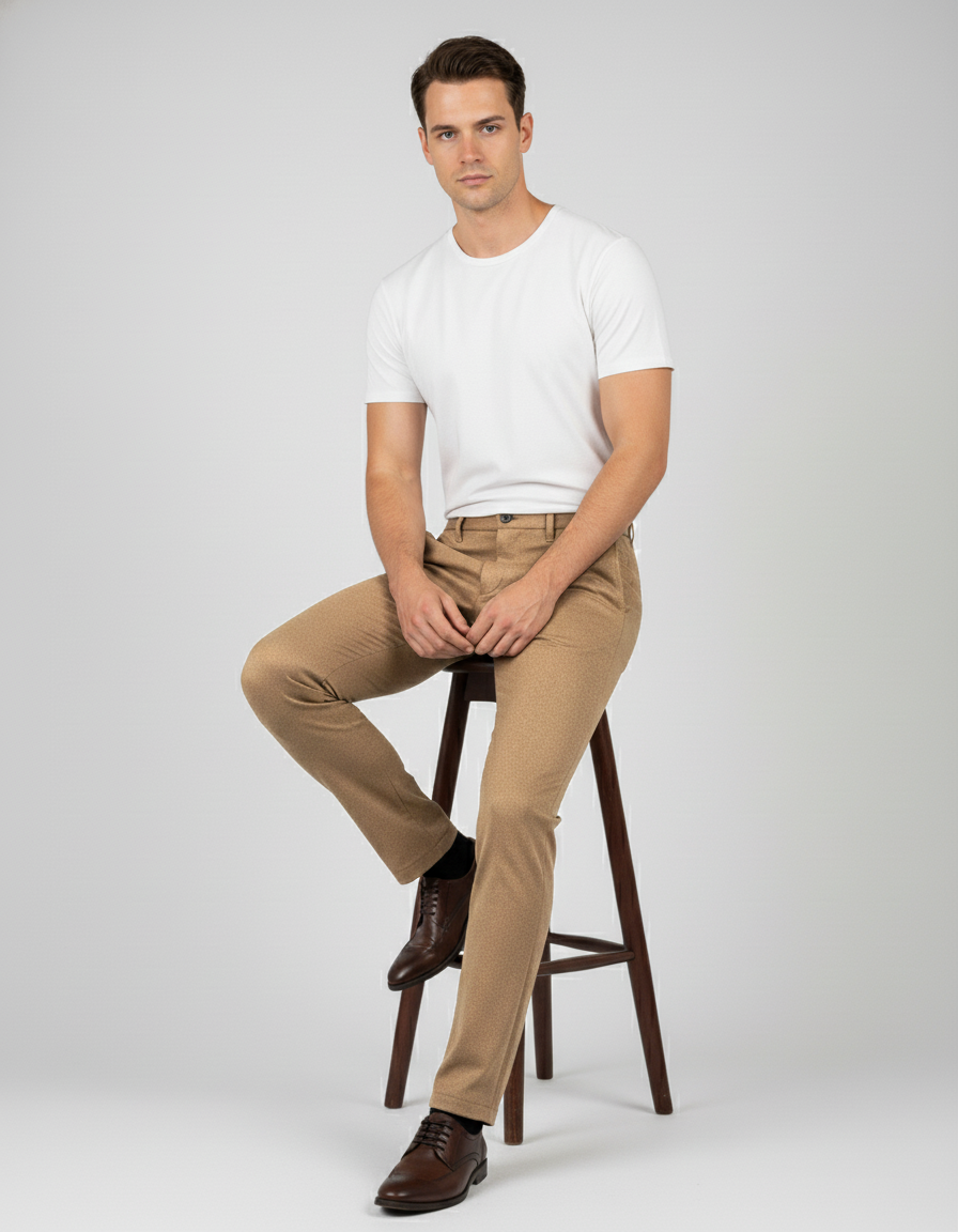 Camel Wool Chino