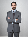 Washable Wool Suit: Mid Grey