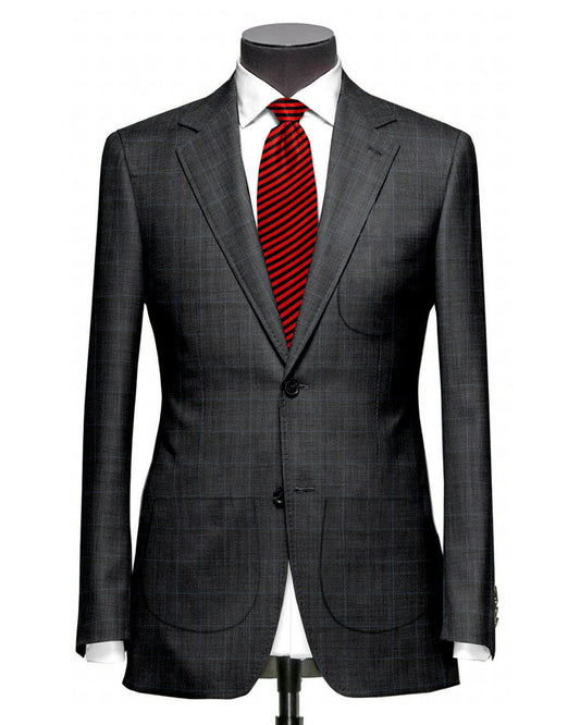 Dugdale Royal Classic: Grey Windowpane Jacket