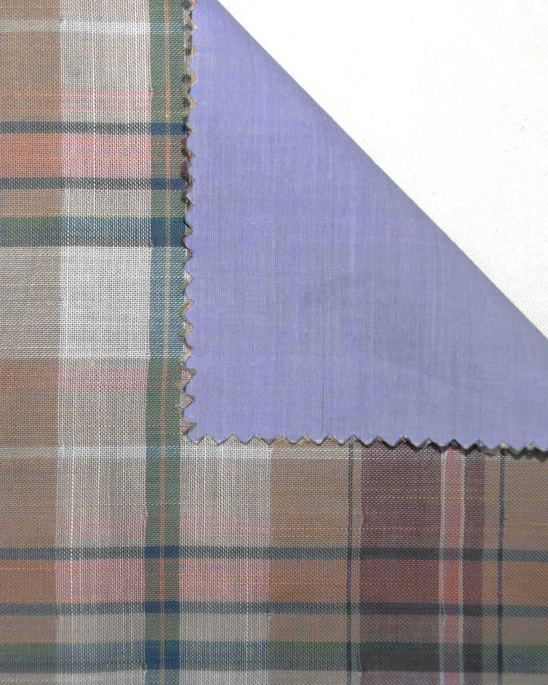 Soft Light Summer:Peach Blue Green Madras - 4