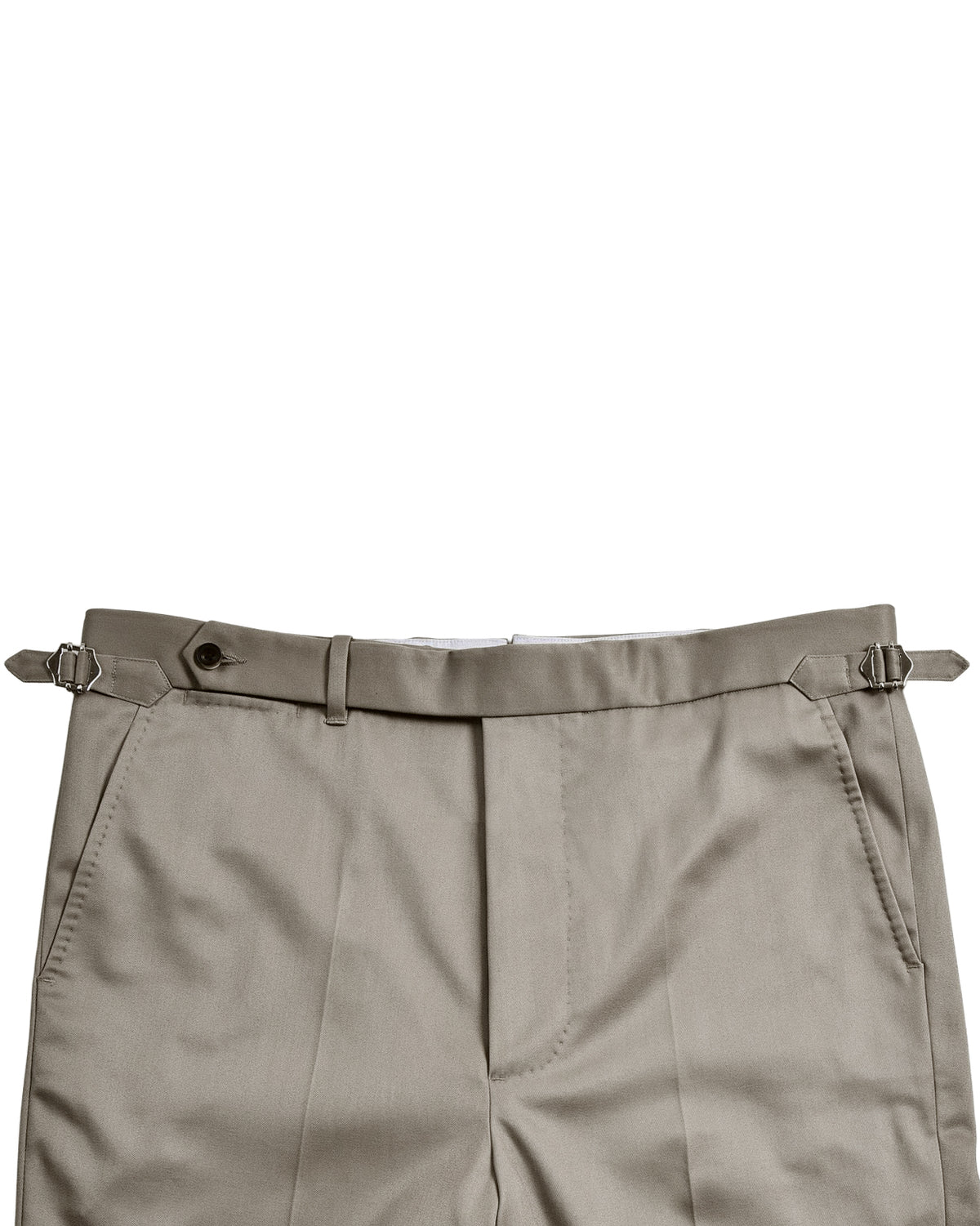 Brownish Grey Twill Chino - 3