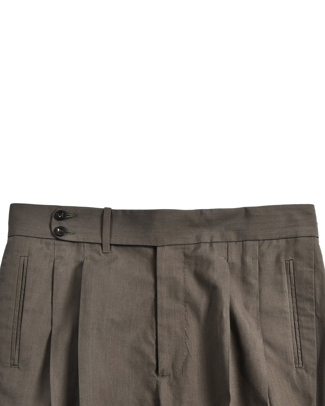 Zegna Olive Drab Cotton - 3
