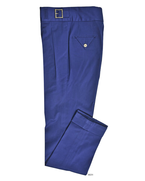 Dark Royal Blue Satin Cotton