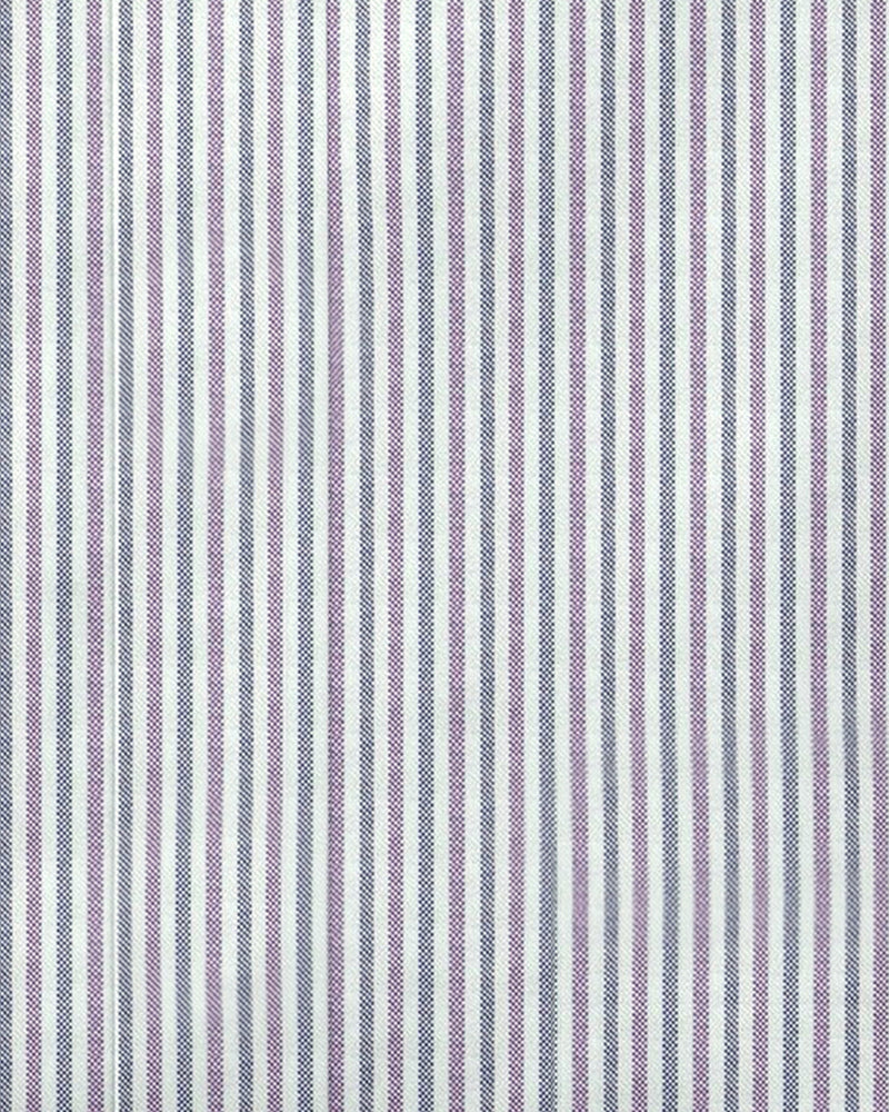 Shades of Purple Stripes Oxford Shirt