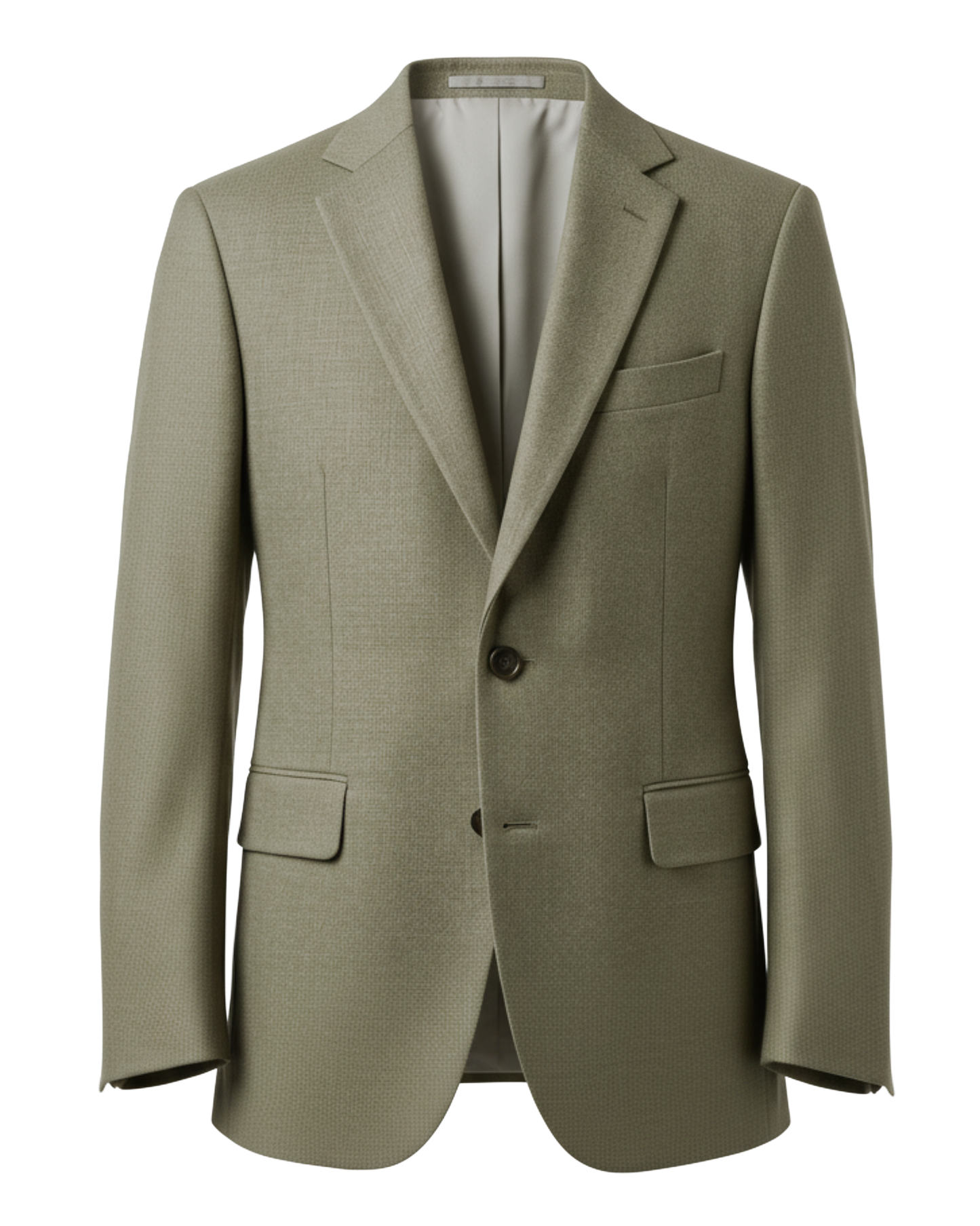 Dugdale Olive Wool Flannel Dress Suit