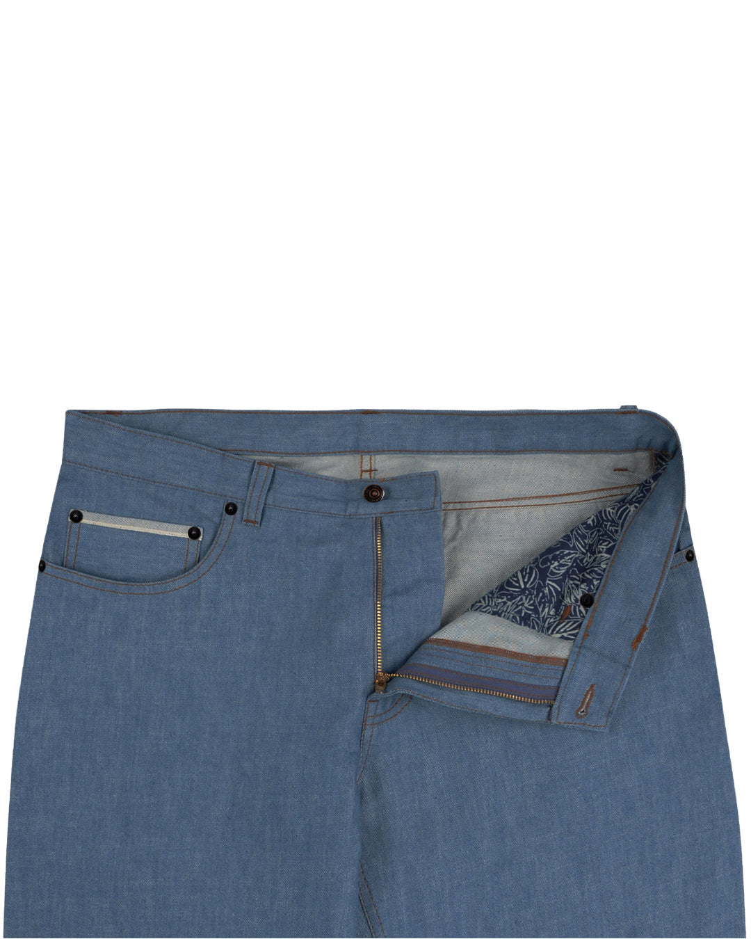 Light Blue Selvedge Jeans - 13 Oz - 6
