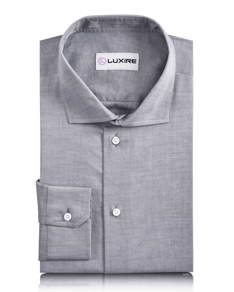Grey Pinpoint oxford Shirt