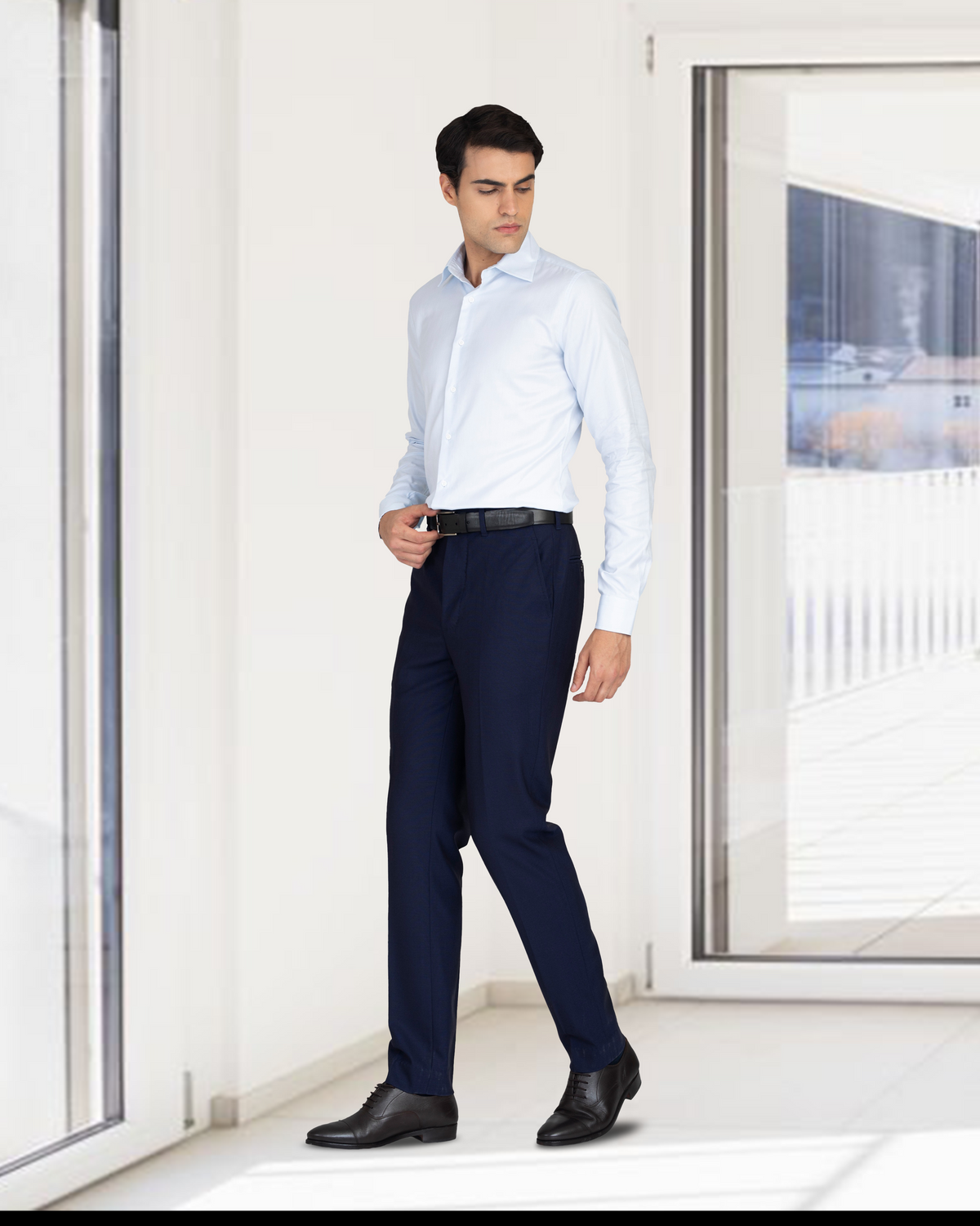 Brembana Business Blue Royal Oxford : 2-Ply Giza - 6