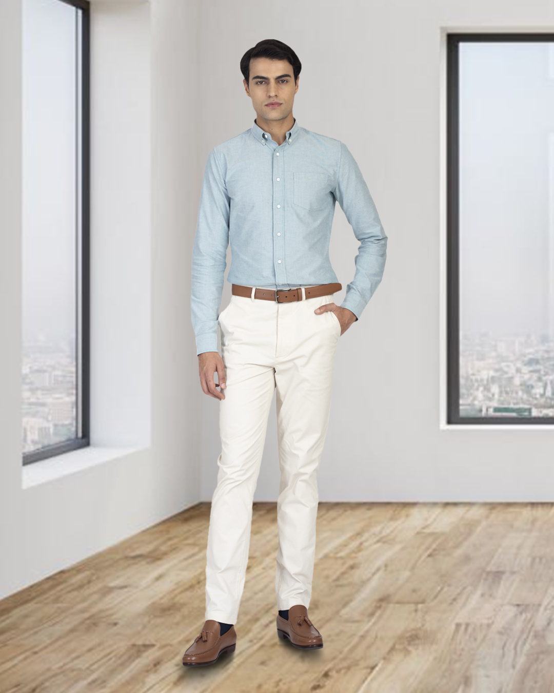 Mint Green Oxford Shirt - 3