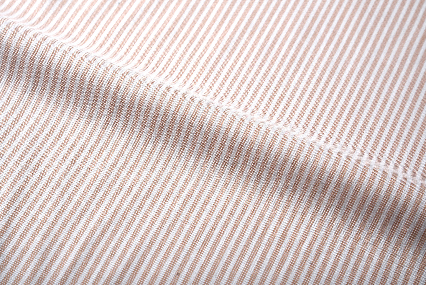 Pale Orange University Stripes Oxford