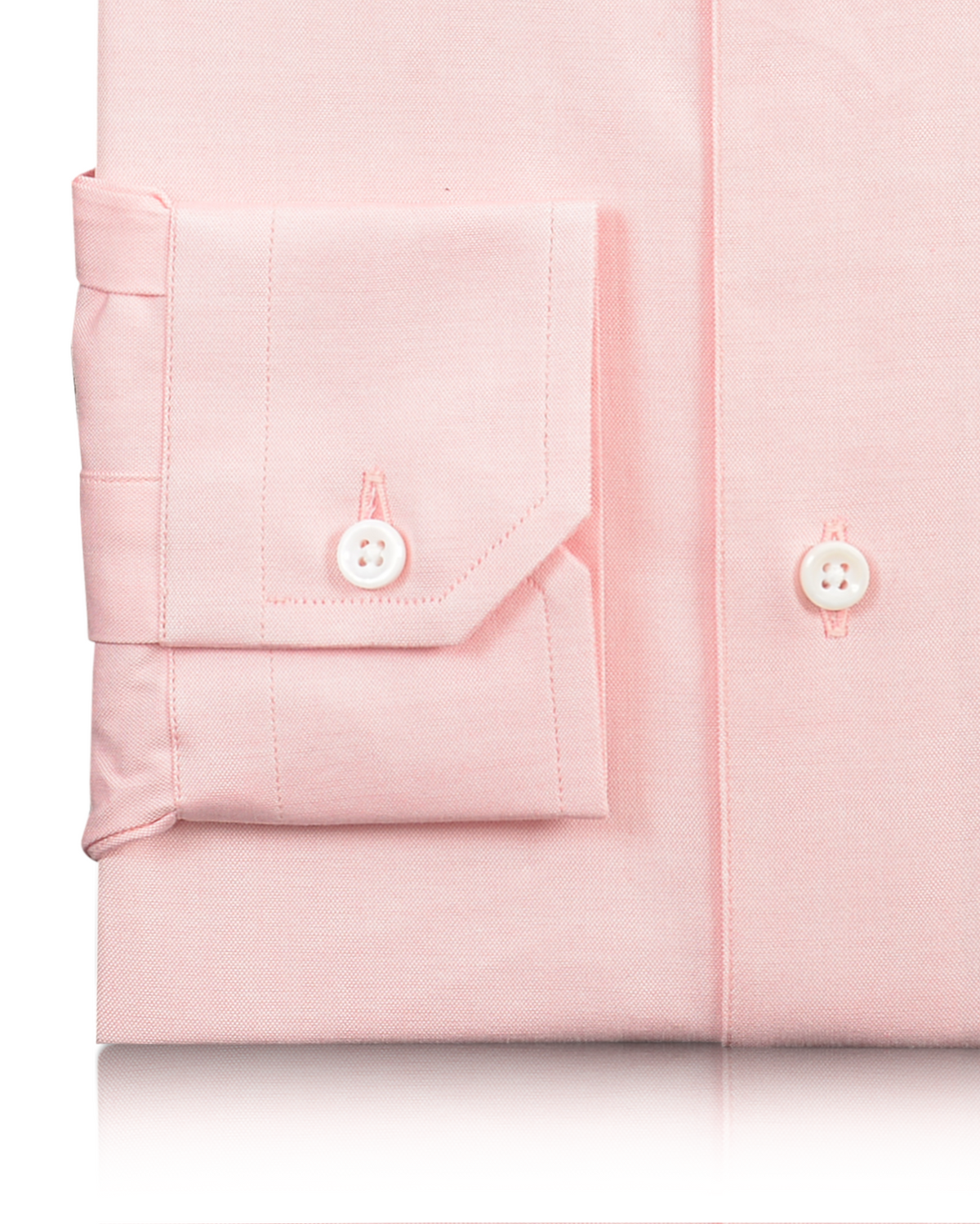 Peach Pinpoint Oxford - 3