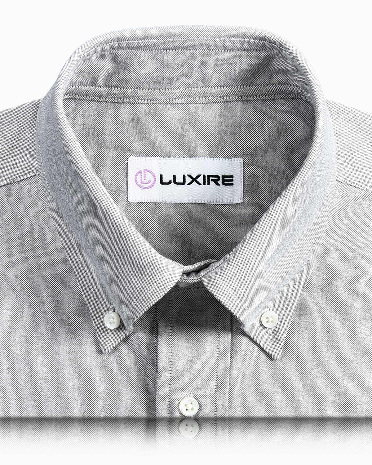 Pebble Grey Oxford Shirt - 2