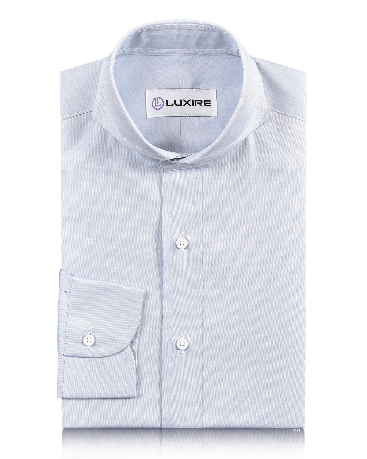 Brembana Pinpoint Oxford Sky Blue Shirt - 1