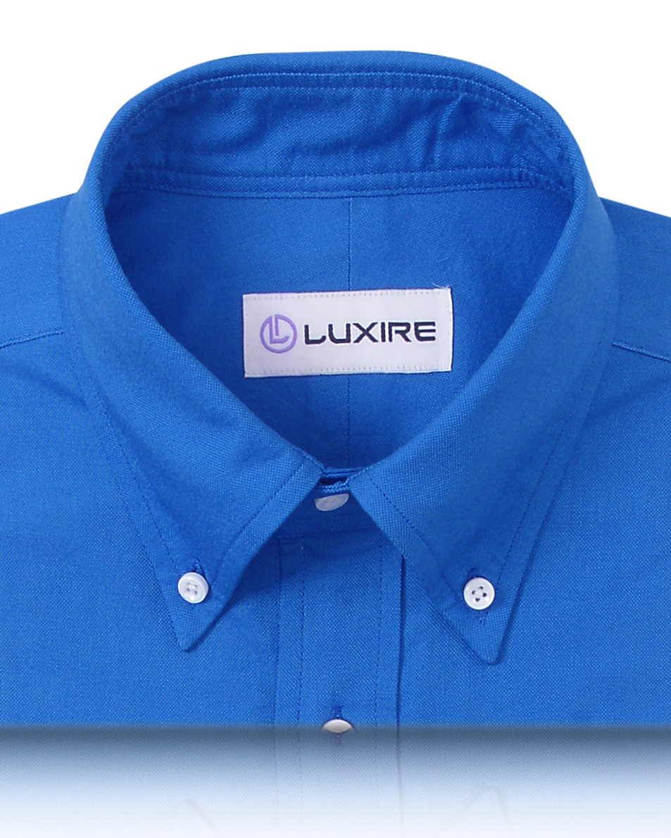 Royal Blue Pinpoint Oxford Shirt - 2