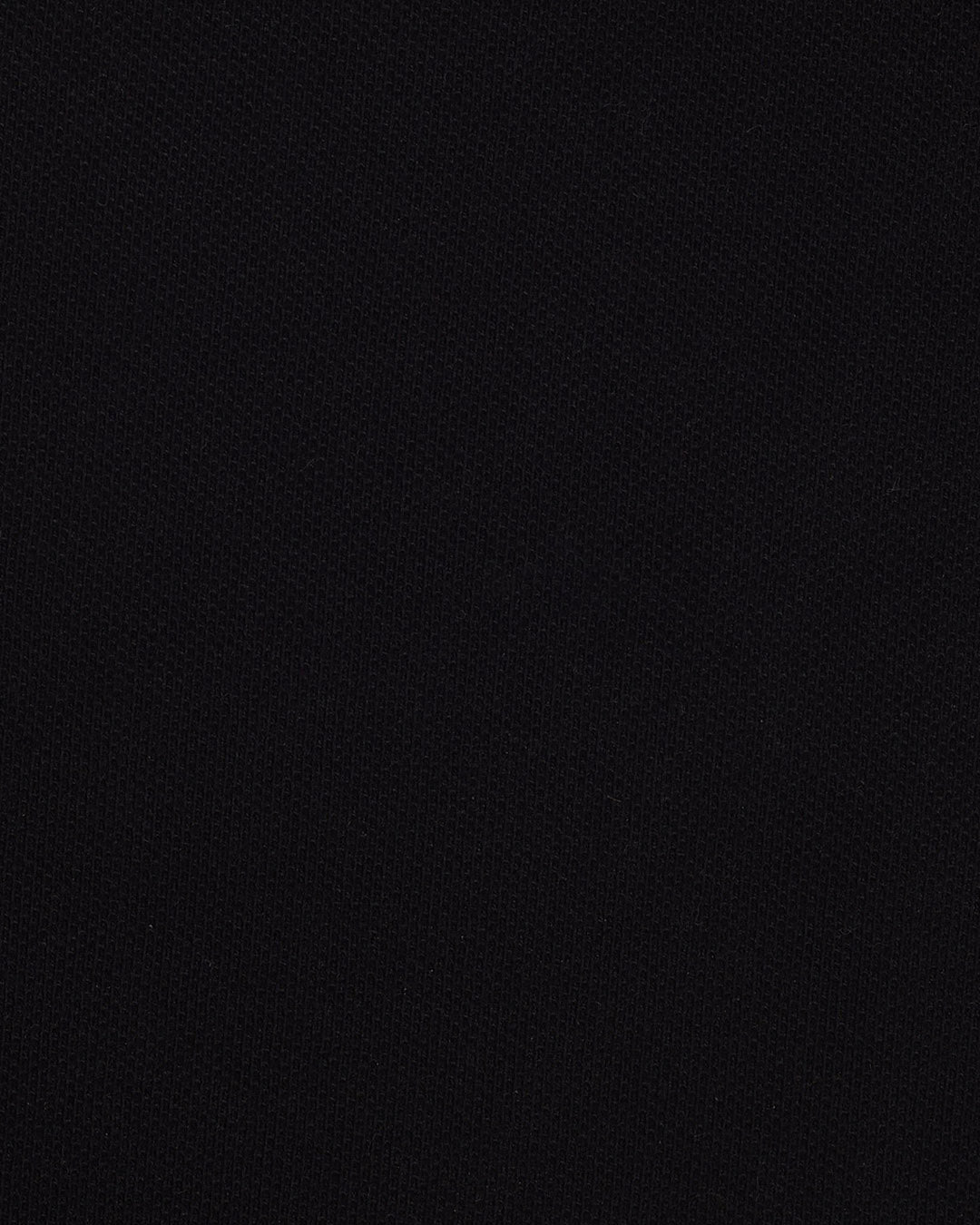 Black Pique Polo T-Shirt - 7