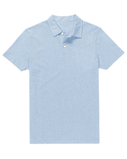 Light Blue Dotted Polo T-Shirt