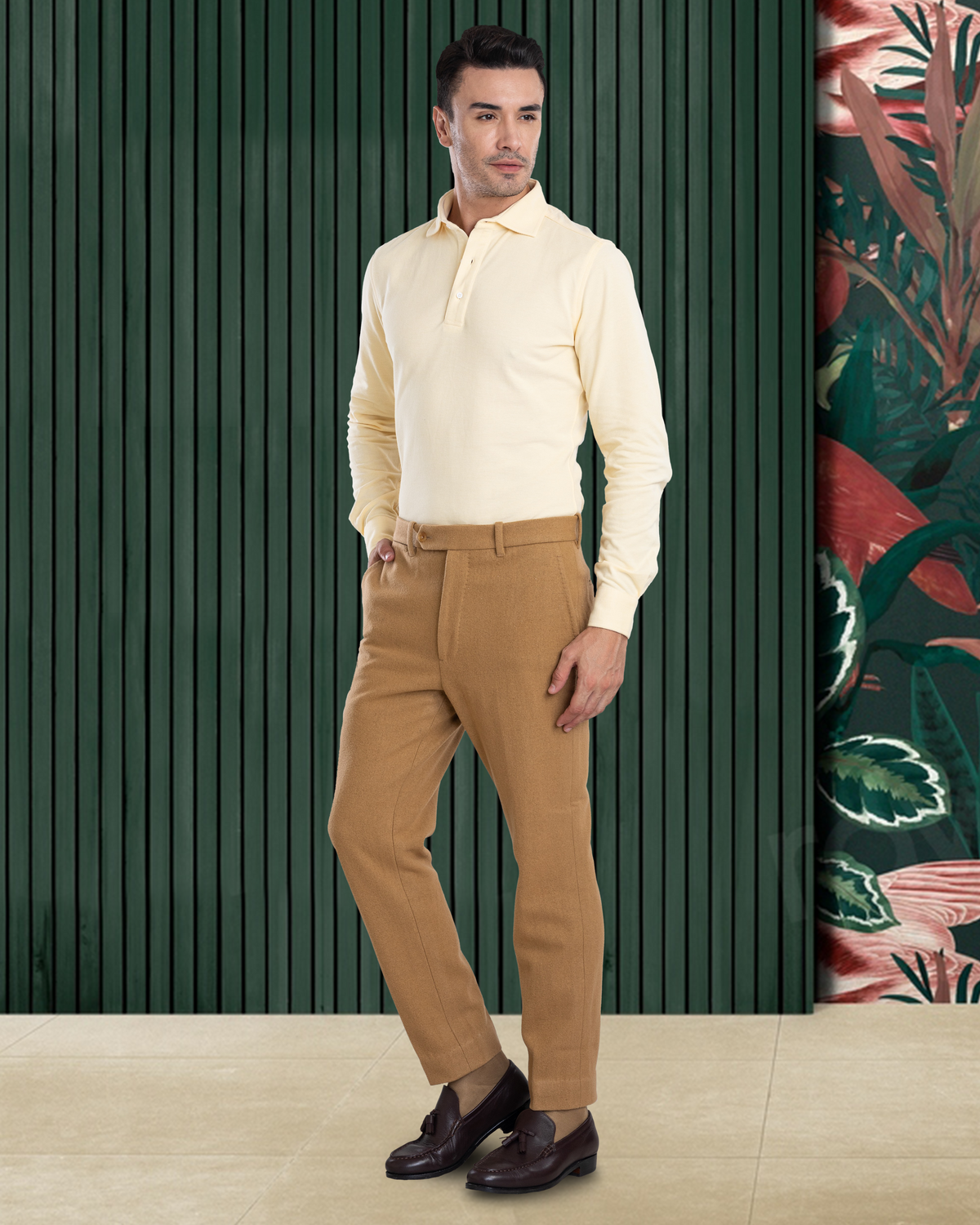 Butter Yellow Polo T-Shirt - 5
