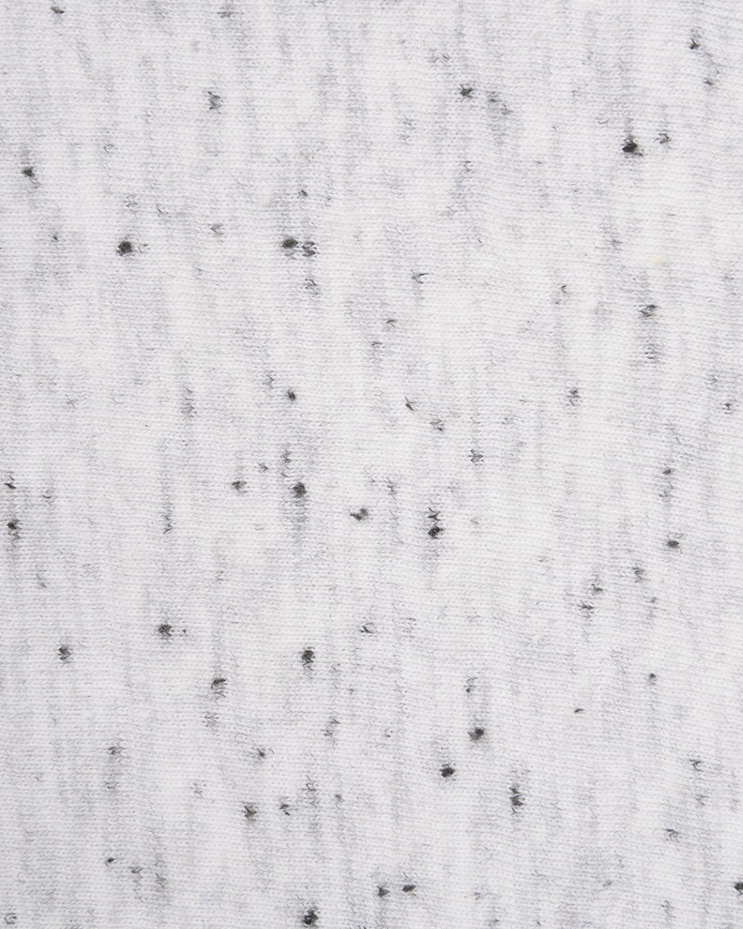 Close up of the custom oxford polo shirt for men by Luxire in speckled white