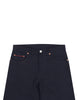 Front view of custom chino jeans for men by Luxire in navy