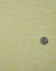 Close up of the custom linen shirt for men in lemon green by Luxire Clothing