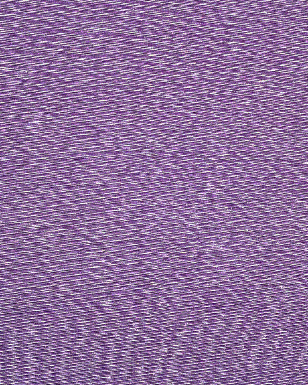 Cotton Linen: Plain Purple Chambray - 4