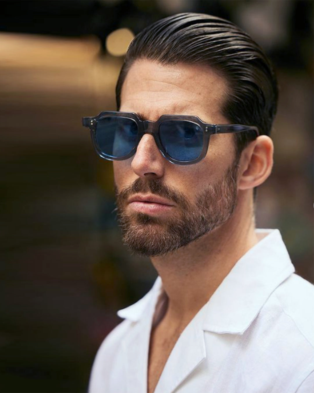 Summer Camp Collar Shirt in Crisp White Linen - 6