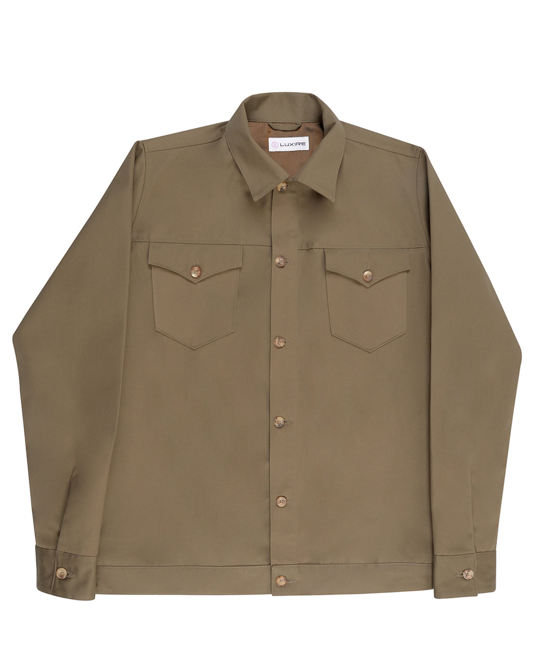 Drab Twill Shirt Jacket - 1