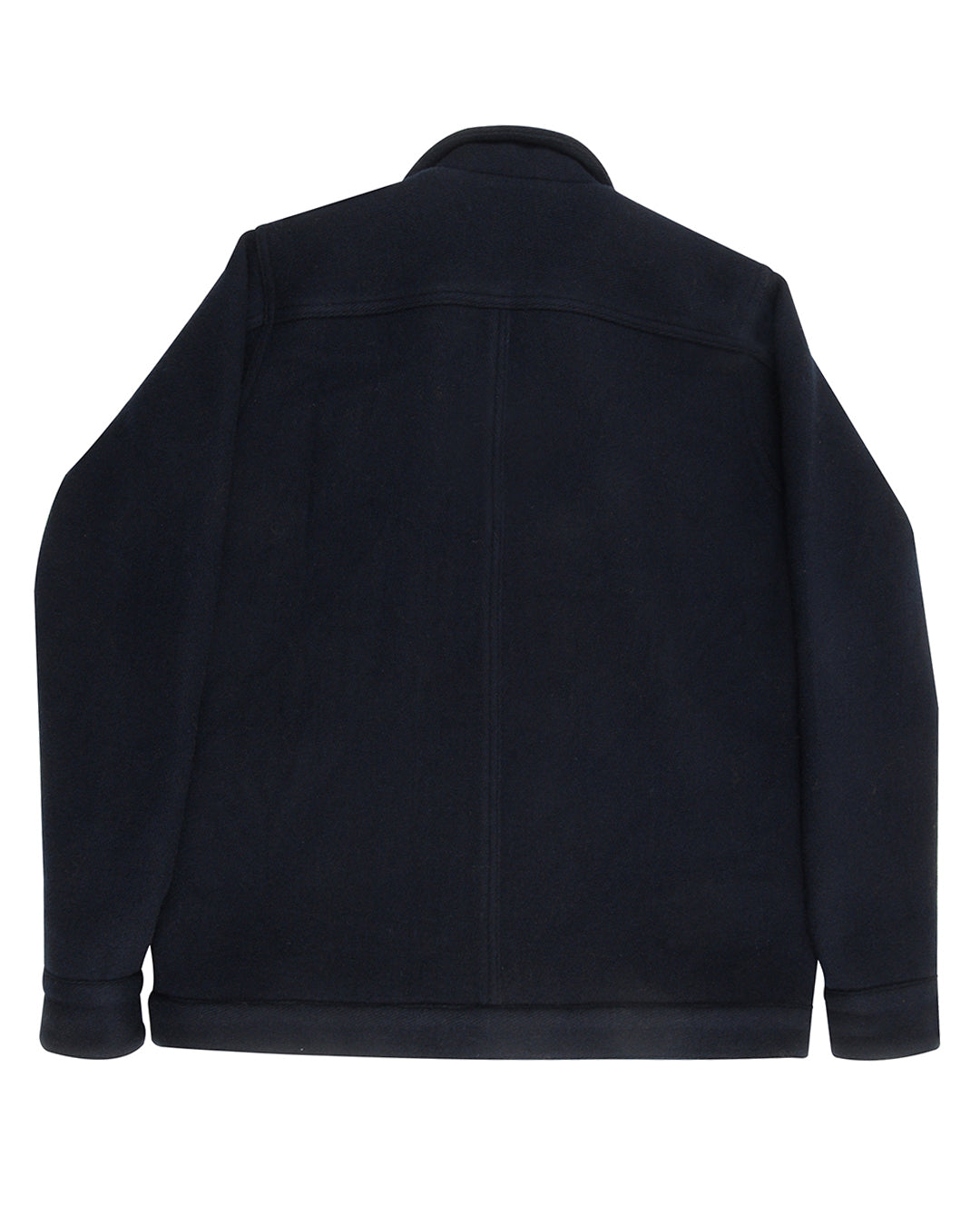 Luxire Wool Navy Shirt Jacket - 3