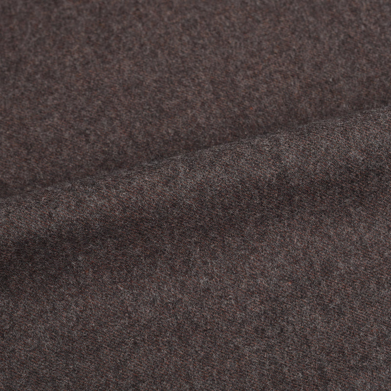 Vest in Mohagany Brown Cotton Flannel