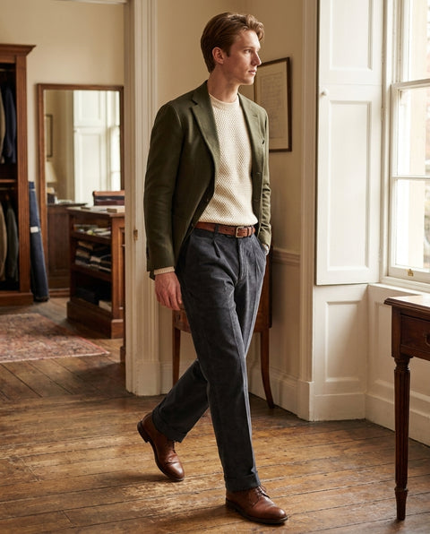 Modrone: Heavy Grey Corduroy