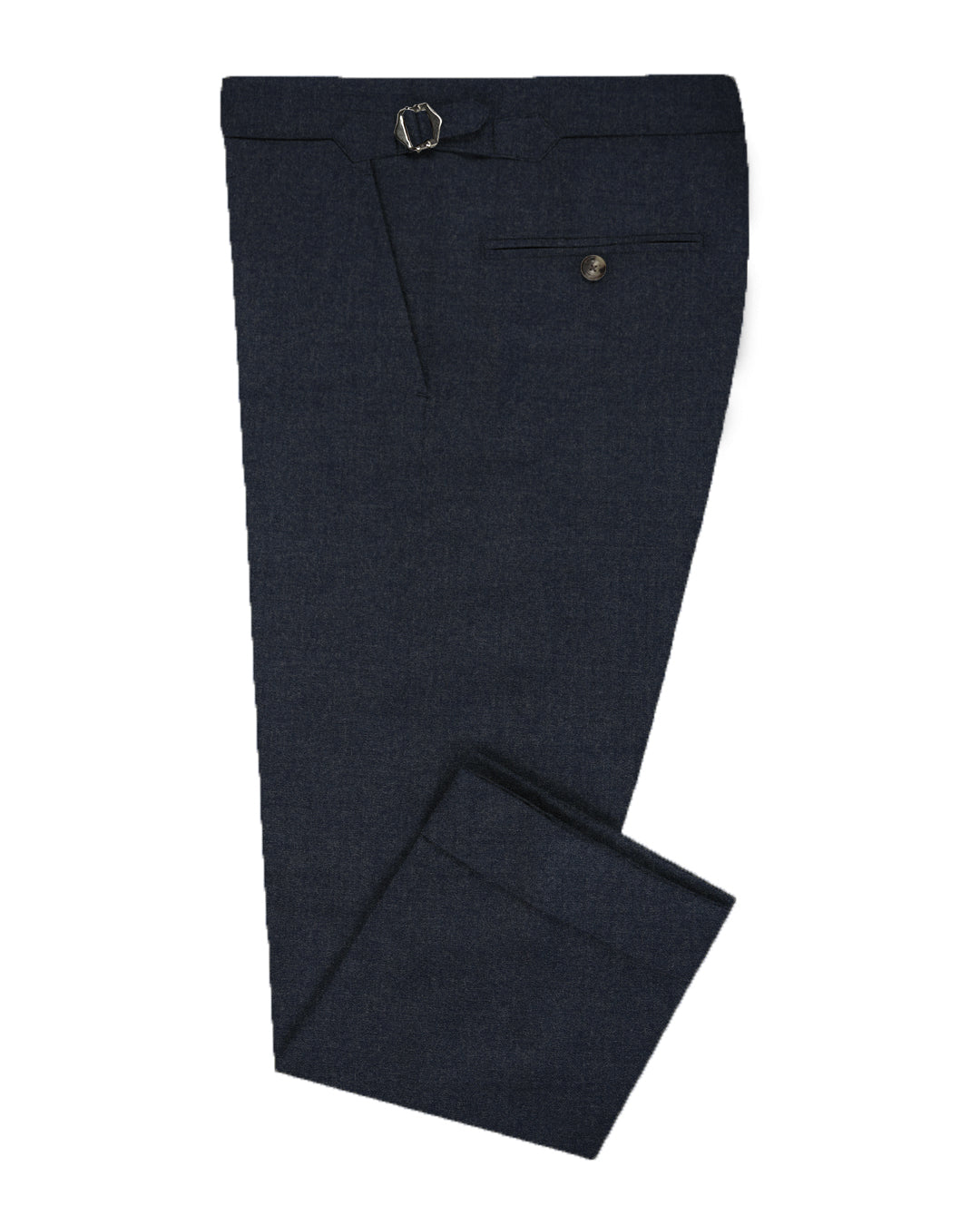 Dugdale Navy Blue Wool Flannel Suit