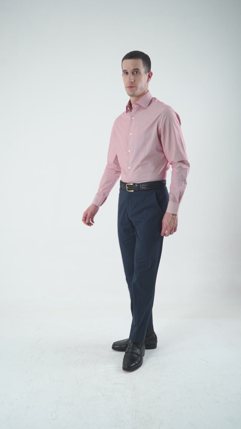 Monti Red Dress Stripes Ice Shirt