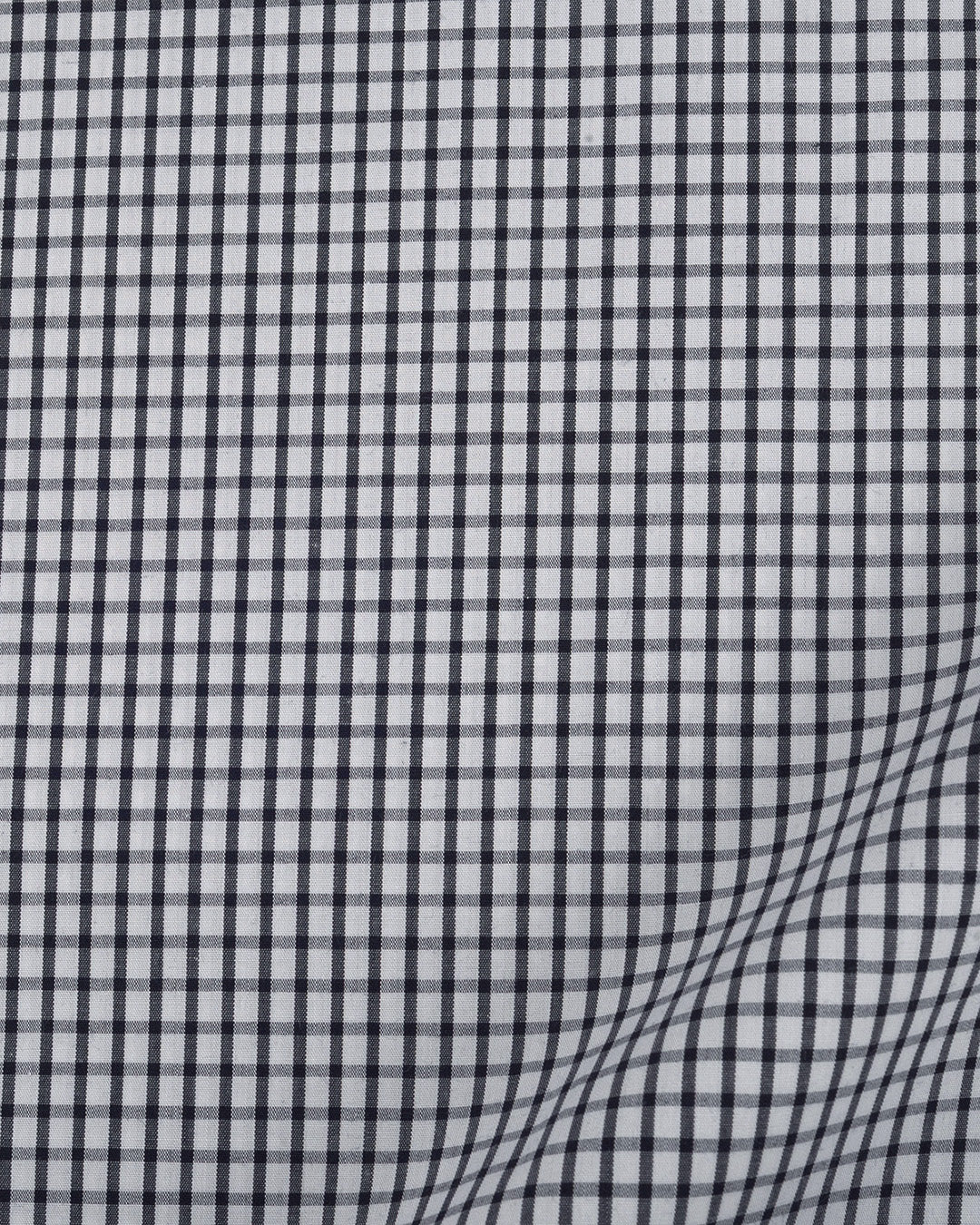 Brembana Black White Graph checks Shirt - 6