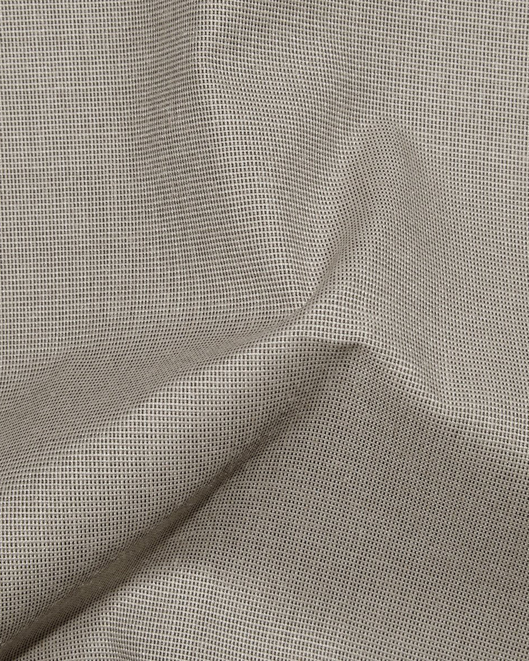 Cotton Poly: Beige Black End On End