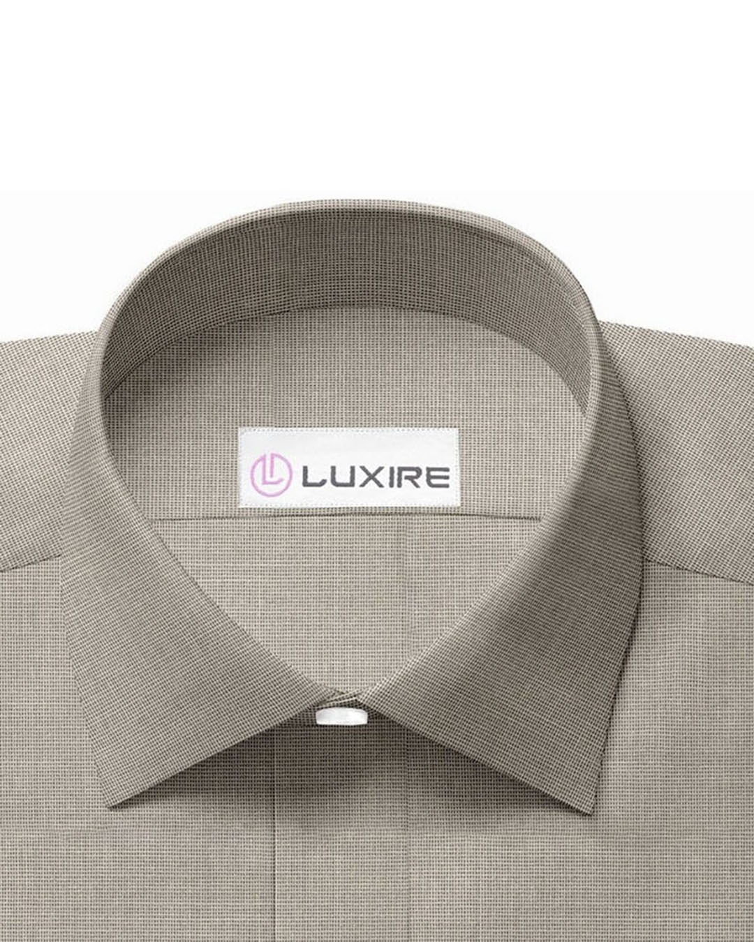 Cotton Poly: Beige Black End On End