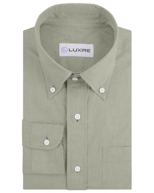 Cotton Poly: Light Olive End On End